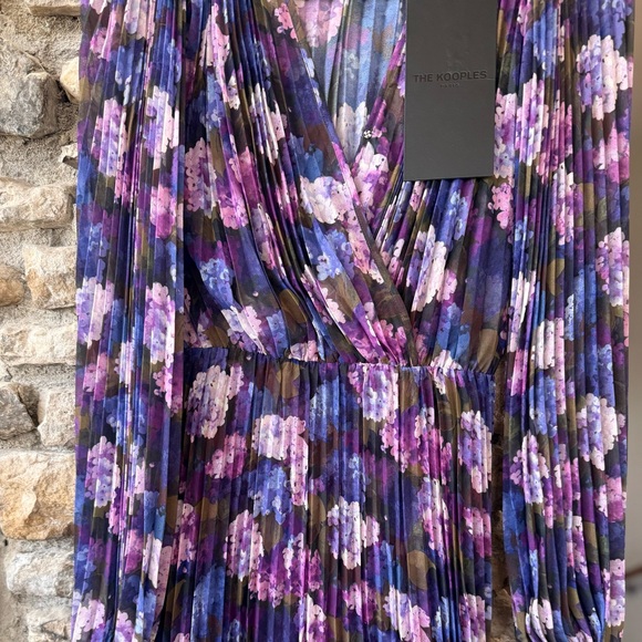 NWT The Kooples Multicolor Floral Dress, Size 0 - Picture 3 of 9